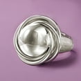 thumbnail image 4 of Ross-Simons Italian Sterling Silver Big Bead Knot Ring, Women's, Adult, 4 of 7