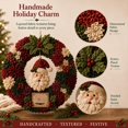thumbnail image 6 of Brainybites 3D Fabric Poke Wreath DIY Kit - Christmas Wreath Making Kit for Adults, Holiday Door Decor, 6 of 9