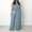 Light Blue, variant on GaThRRgYP Women's Plus Size Trousers,Women Casual One-Piece Wide Leg Jumpsuits Sexy Halter Solid Rompers Loose Summer formal Jumpsuit