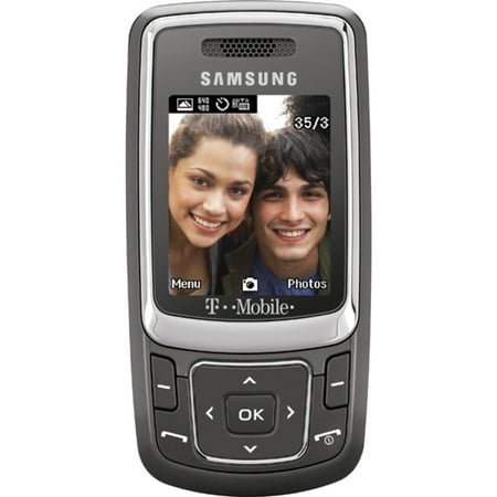 T-Mobile Samsung T239 10 MB Feature Phone, LCD176 x 220, 2.5G, Charcoal