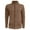 Brown, variant on Pullover Casual Sweater Men's Knit Sweater Cardigan Coat Spring Winter Warm Wool Zipper Male Knit Jacket(Black)