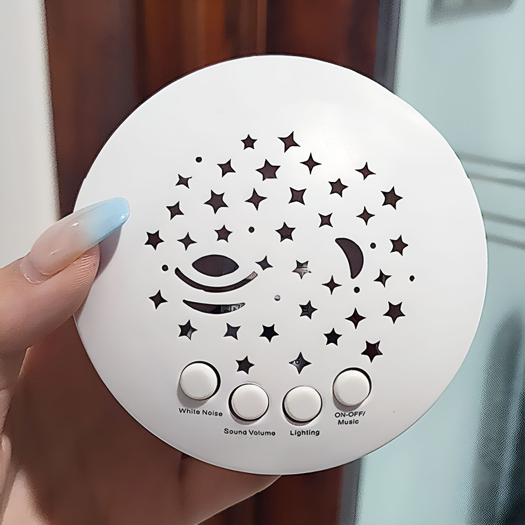 HBMYN Baby Sleep Stuffed Animal LED Light Projector with Soothing Music Hedgehog Owl