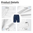 thumbnail image 5 of Cauagu Snowflake Dark Blue Print Swim Trunks for Men,Youth Boys Swim Shorts Compression Liner Beach Shorts Boys' Swimming Shorts 7-20 Years Bathing Suit-X-Large, 5 of 7