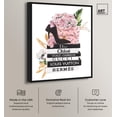 thumbnail image 2 of Doll Memories - Floral Books Stack Canvas Modern Fashion Art by Art Remedy, Black Frame, 24 x 30, 2 of 7