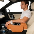 thumbnail image 1 of Ainf 2026 Center Console Cover 4 In 1 Center Armrest Cushion With Cup Holder & Phone Holder Universal Armrest Storage Protector For Vehicles (7 Styles), 1 of 4