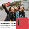thumbnail image 2 of Compatible with Oppo A54 5G Case Shockproof Ultra Slim Oppo A54 5G Case for Women Men Silicone Liquid Soft Anti-Scratch Protective Case (Red), 2 of 14