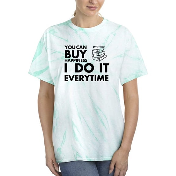 Buy Happiness In Books Tie Dye Cyclone Women -Smartprints Designs, Female XX-Large