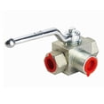 thumbnail image 2 of CPAN Hydraulic 3Way Female Thread High Pressure Ball Valve-M14*1.5toM27*2-500 Bar MWP, 2 of 4