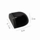 thumbnail image 3 of Tope de puerta semicircular negro simple, paquete de 2 topes de puerta anticolisión for el hogar y la oficina, 3 of 3