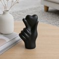 thumbnail image 4 of THOPBPRK Hand Holding Heart Statue Love Sculpture Modern Home Decor Creative Desktop Figurine for Living Room Bedroom Bookshelf Display Housewarming Wedding Anniversary Gift , White, 4 of 7