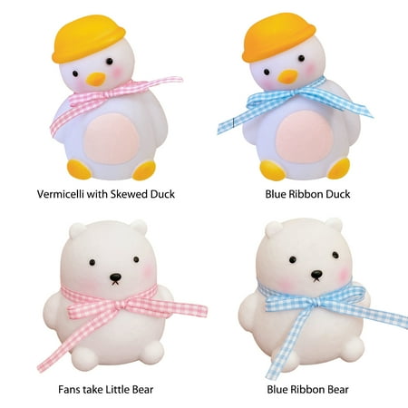 

Ltesdtraw Cute Duck Bear Table Lamps Battery Powered Desktop Night Lights for Living Room