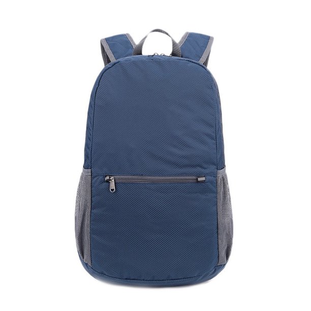 Minnieouse multifuncional versátil y duradera de nylon para aventuras de por vida Múltiples bolsas Viajes de trabajo al aire libre Mochilas Azul marino 15L