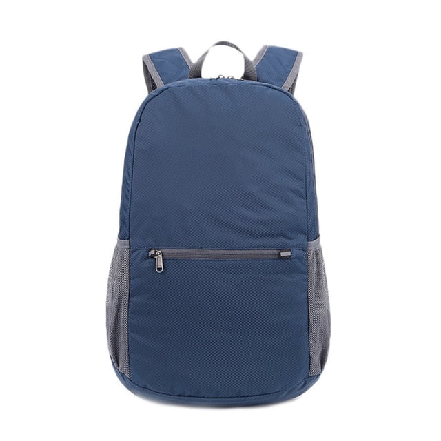 Minnieouse multifuncional versátil y duradera de nylon para aventuras de por vida Múltiples bolsas Viajes de trabajo al aire libre Mochilas Azul marino 15L