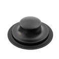 thumbnail image 1 of Tapón para fregadero de cocina, cubierta Universal para tapón de fregadero de 3-1/2 pulgadas, para drenaje de brida de eliminación de basura, acero inoxidable, negro mate, 1 of 8