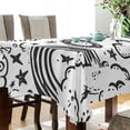 thumbnail image 4 of Yayeee Tablecloths for Rectangular Tables 54 x 54 inch Party Table Cover, Rainbows, 4 of 6