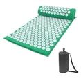 thumbnail image 1 of Yuarrent Colchoneta de acupresión, colchoneta de masaje, juego de almohada para cuello, pie, colchoneta de Yoga con aguja, cojín masajeador de Uniforme atlético Verde, 1 of 6
