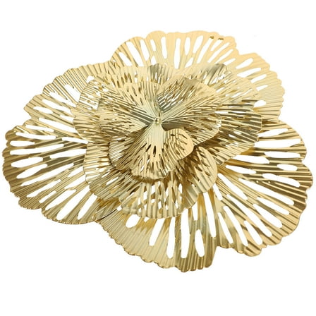 FELTECHELECTR Decor Wall Art Metal Golden 1Pack