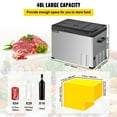 thumbnail image 3 of 12 Volt Refrigerator, Portable Refrigerator (-4°F~68°F) With APP Control Car Compressor Fridge Cooler 12V/24V DC and 110-220V AC For Camping, Road Trip, Skincare, Outdoor and Home (42 Quart), 3 of 7