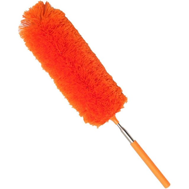 12.6 to 31.5 Inch Extendable Telescoping Microfiber Duster Brush Washable Dusting Brush for Home Office Car