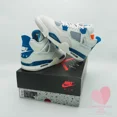 thumbnail image 1 of Ni - ke Air Jordan 4 Retro Military Blue 2024 FV5029-141 Men's Size 12, 1 of 5