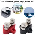 thumbnail image 3 of Labymos Dual Heavy-Duty Terminal Studs Black+Red with Connecting Link M8 with Red Copper Terminal +, 3 of 8