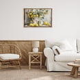 thumbnail image 3 of Stupell Industries Lemons & Canisters Still Life Food & Beverage Painting Brown Floater Framed Canvas Art Print Wall Art, 31 x 21, 3 of 10