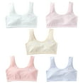 thumbnail image 3 of Gyratedream Cotton Girls Beginner Training Sports Teenager Bra - Wide Strap Wirefree Starter High Suppor, 3 of 3