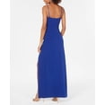thumbnail image 2 of EMERALD SUNDAE Womens Blue Spaghetti Strap Sweetheart Neckline Full-Length Formal Hi-Lo Dress Juniors M, 2 of 3