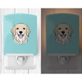 thumbnail image 2 of Caroline's Treasures BB1143CNL Checkerboard Blue Golden Retriever Ceramic Night Light, 6x4x3", multicolor, 2 of 2