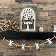 thumbnail image 5 of SSNTSY 4.3ft Easter Bead Banner Easter Garland with Felt Bunny and Carrot Rustic Fireplace Decoration Cute Rabbits Garland for Mantle Fireplace Tree Window Spring Decor Tiered Tray, 5 of 8