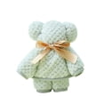 thumbnail image 1 of Toalla de oso Linda toalla de vellón coral Regalo de mano Boda Toalla absorbente para el hogar Toalla de mano, 1 of 6