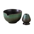 thumbnail image 2 of Luzkey Bol Matcha Japonais avec Fouet Rétro pour Table Fête à la Maison Vert, 2 of 8