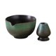 thumbnail image 2 of Cuenco japonés para matcha con soporte para batidor, taza para matcha, tazón retro para mezclar de 430 ml para verde, 2 of 9