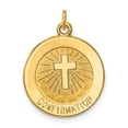 thumbnail image 1 of FB Jewels 14K Yellow Gold Confirmation Medal Charm, 1 of 1