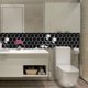 thumbnail image 2 of Adhesivo para Cocina, Adhesivos para Azulejos para Baño, Adhesivo para Azulejos Impermeable, Adhesivo Decorativo para Pared, Azulejos, 2 Piezas, Versalles, 2 of 5