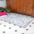 thumbnail image 1 of Chesapeake Tapis de Bain Réversible en Coton Chrome (21"x34 Pouces), 1 of 4
