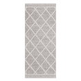 thumbnail image 2 of ReaLife Machine Washable Rug - Stain Resistant, Non-Shed - Eco-Friendly, Padded, Family & Pet Friendly - Made from Premium Recycled Fibers - Modern Distressed Trellis Beige Ivory - 2'6" x 10', 2 of 13