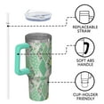 thumbnail image 4 of OBREWU Pioneer Flower Tumbler with Handle and Lid,40oz Pioneer Flower Double Wall Vacuum Insulated Tumbler,Pioneer Flower Cups Gift for Women and Men, 4 of 7