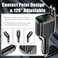 thumbnail image 4 of 5 In 1 Retractable Car Charger Adapter, Pd 30W Usb C Port And Usb Fast Charging, Universal For Phones Tablets And More Always Within Arm's Reach, 4 of 8