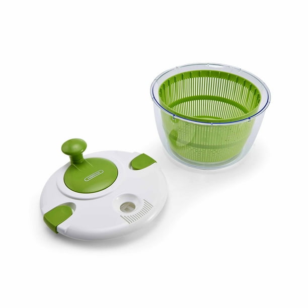 Farberware Fresh Healthy Salad Spinner Green and White