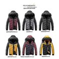 thumbnail image 4 of Winter Jacket Men 2023 Fur Collar Hooded Thick Warm Cotton Outwear Man Patchwork Parka And Coats Windbreaker Parkas Male M-5xl, 4 of 5