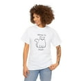 thumbnail image 3 of Allergic To People Unisex Heavy Cotton Tee, 3 of 4