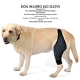 thumbnail image 3 of Chien Jambe Manches, Réglable Confortable Anti Glissement CR Nylon Blessé Couverture de Jambe pour Chiens Récupération Sports Soins Quotidiens, 3 of 7