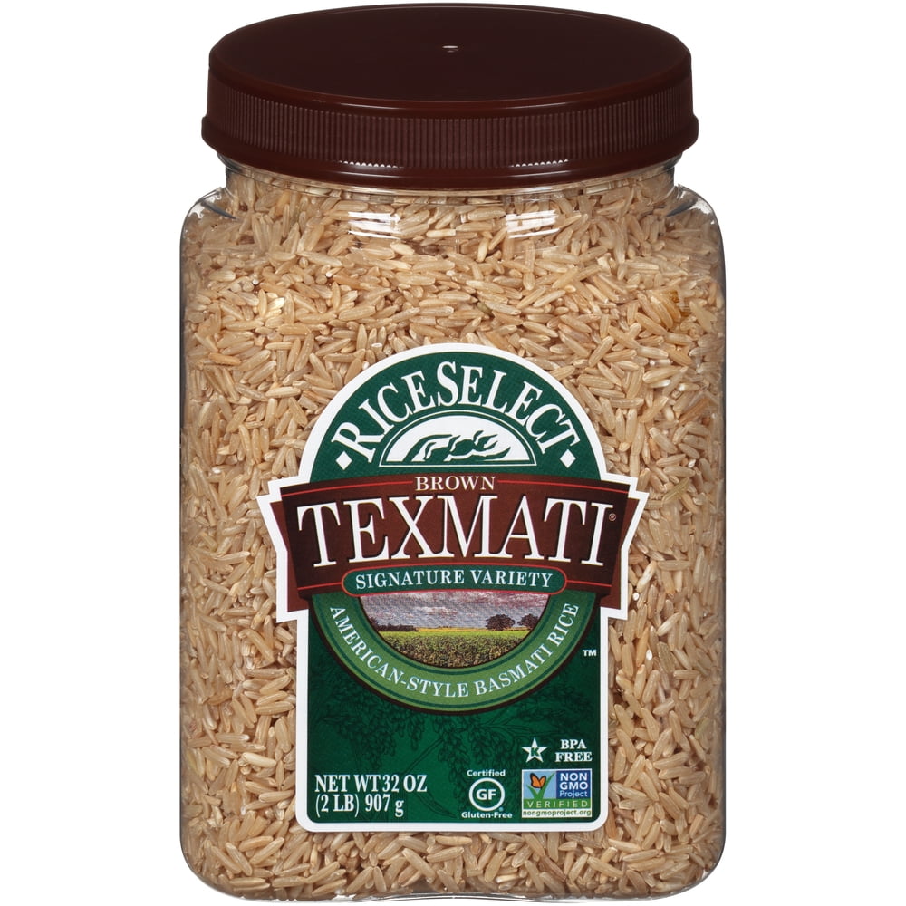 RiceSelect® Texmati® Long Brown Rice 32 oz. Container
