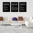 thumbnail image 4 of Motivational Wall Decor Inspirational Wall Art Office Decor Posters Prints 3 Pieces Living Room Bedroom Decor Office Canvas Picture Wall Painting Home Decoration Framed Artwork 20”x28”x3pieces, 4 of 5