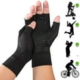 thumbnail image 3 of Copper Arthritis Compression Gloves Supported Hand Wrist Pain Relief, 3 of 5