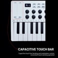 thumbnail image 2 of Laurio Teclado de Control Midi de 25 Teclas Mini Teclado USB portátil Controlador Midi con 25 Teclas, 2 of 9