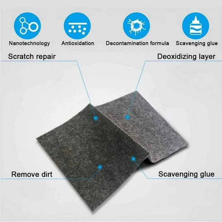 3PCS Fix Clear Nano Magic Car Scratch Remover Cloth Multipurpose