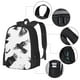 thumbnail image 2 of Balery Monochrome Flying Ravens Mochila para hombre y mujer - Tela Oxford 600D resistente - Gran capacidad, resistente al agua, ideal para la escuela, viajes y senderismo, 2 of 6