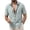 Light Blue, variant on Cmfcve Men's Linen Shirts Short Sleeve Button Down Shirts Wrinkle Resistant Casual Vacation Beach Summer Tops